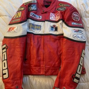 Rare vintage iicon leather jacket